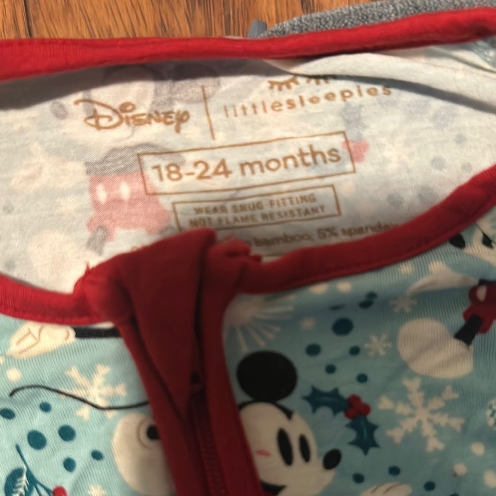 Disney Baby Pajamas with Mickey Mouse in Blue and Red
